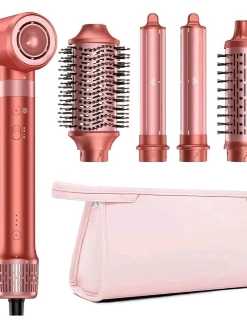 HITTIONA Hot Air Styler & Hair Styler- High-Speed Hair Blow Dryer Brush + Bag